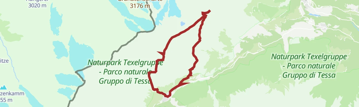 Route map: Escursione sul monte scabro (2926 m)